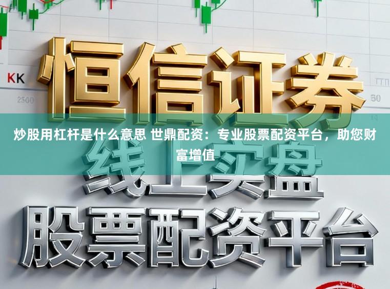 炒股用杠杆是什么意思 世鼎配资：专业股票配资平台，助您财富增值