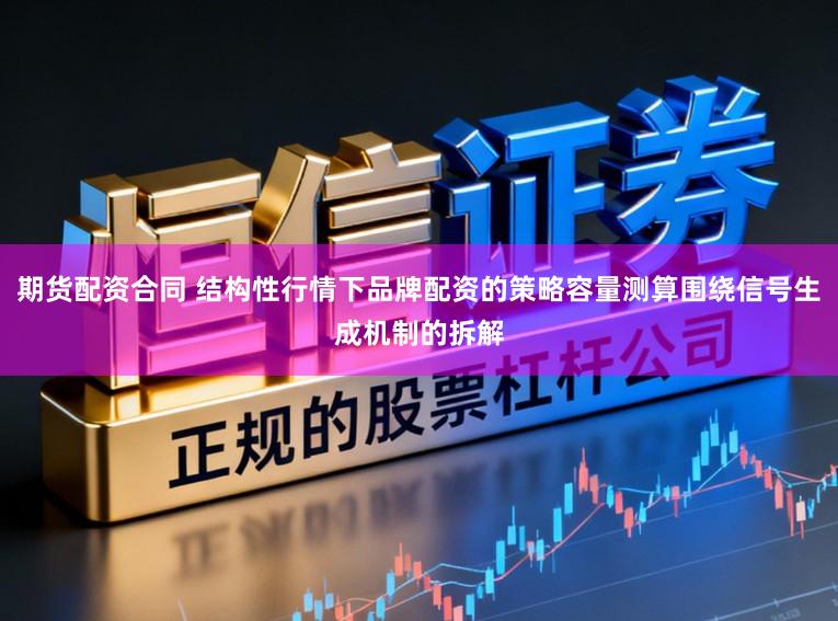 期货配资合同 结构性行情下品牌配资的策略容量测算围绕信号生成机制的拆解